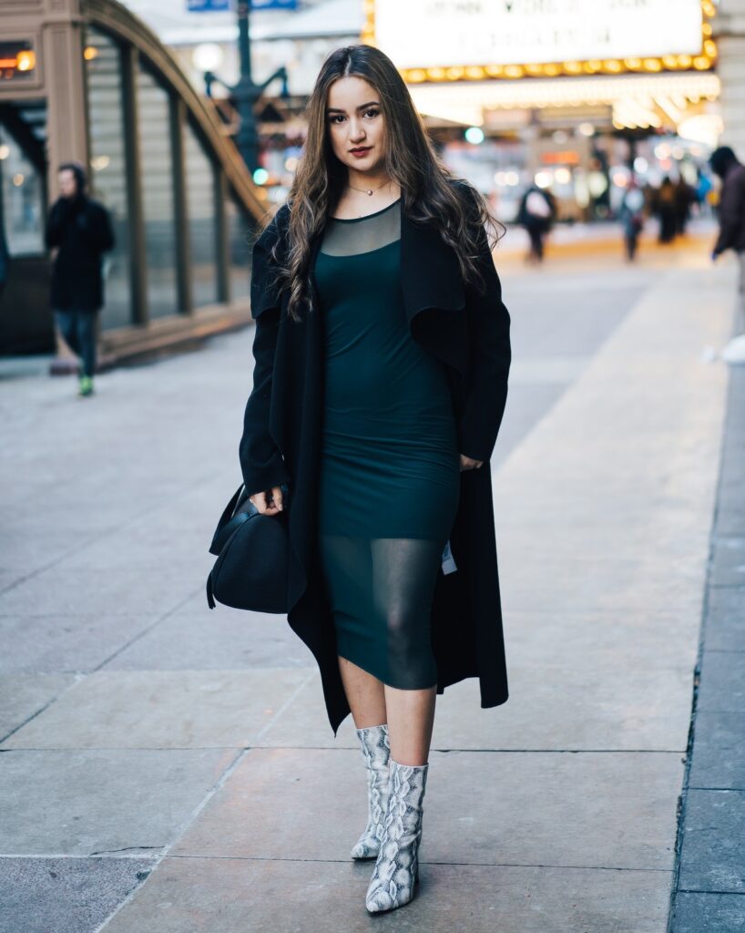 9 super easy ways to wear dresses in the winter and not freeze