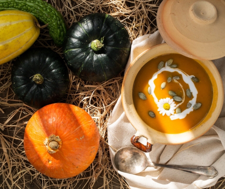 Five Fall-Inspired Homemade Vegan Soups