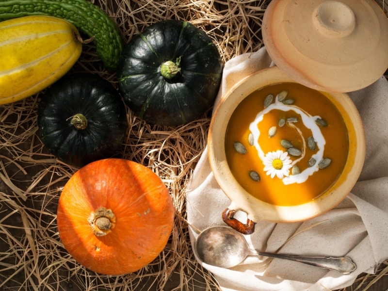 Five Fall-Inspired Homemade Vegan Soups